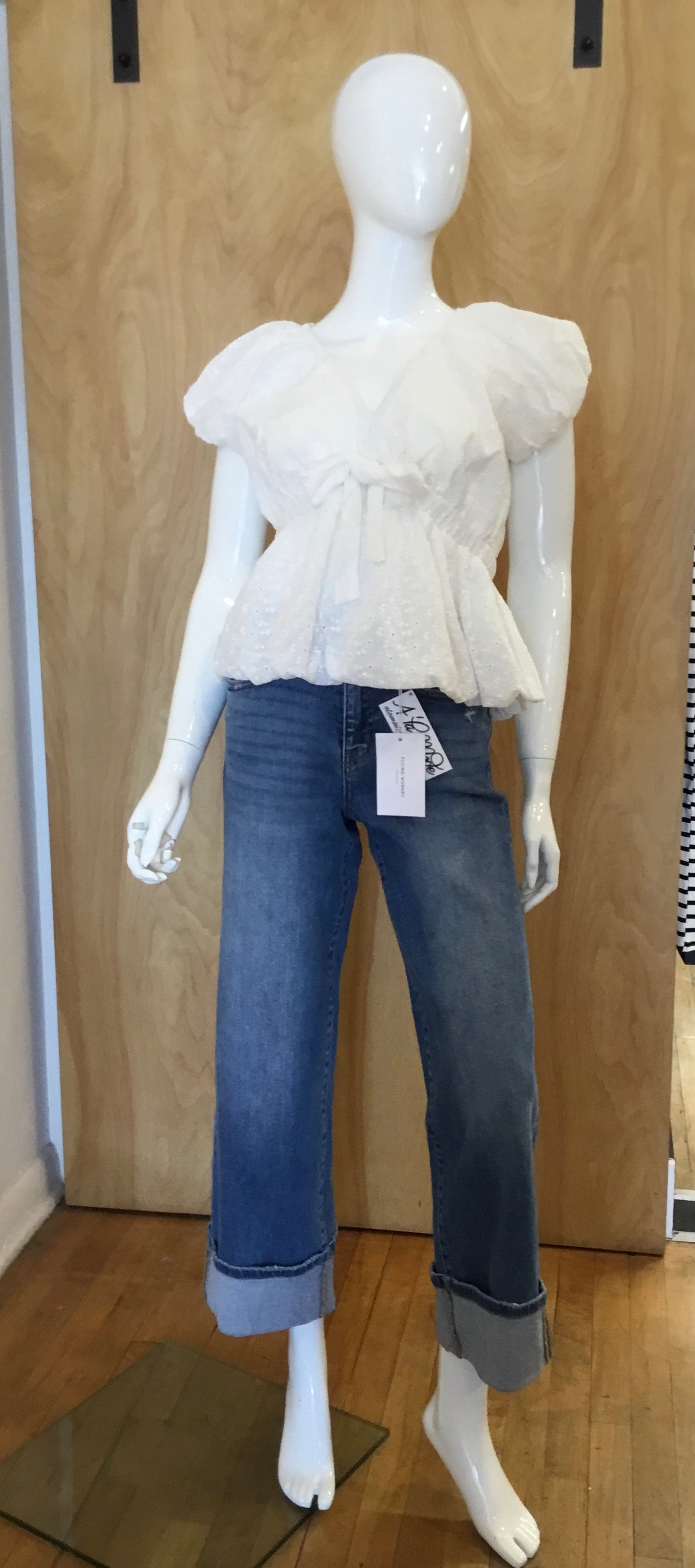 Flying Monkey Moorland High-rise Cuff Jeans