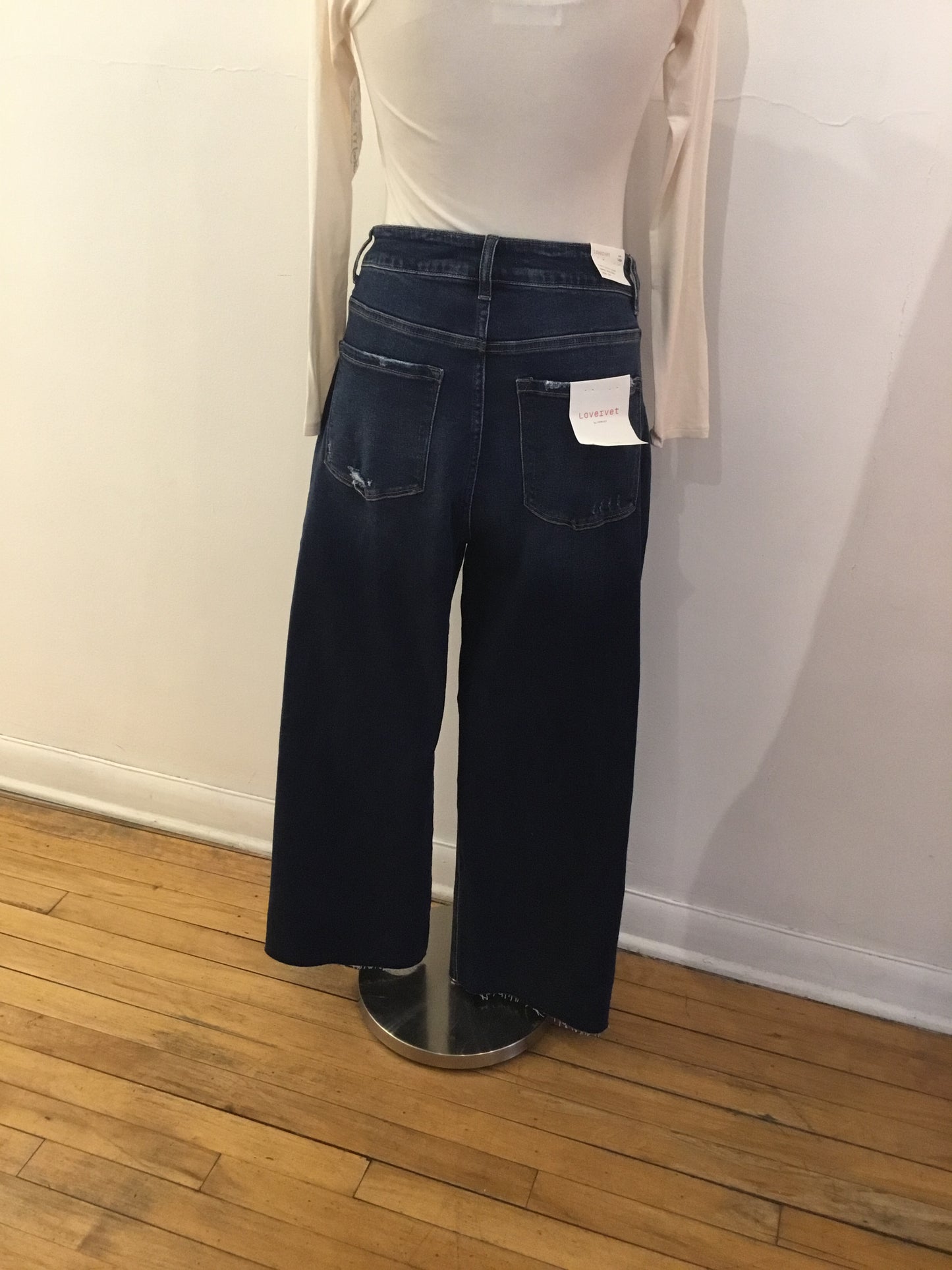 Vervet Super High Rise Wide Leg Jeans