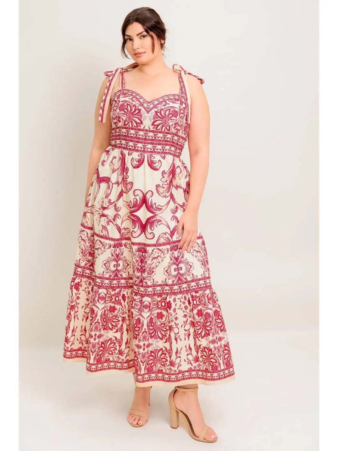 Flying Tomato printed maxi dress