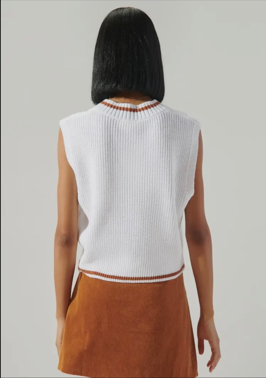Sugarlips Varsity Cropped Sweater