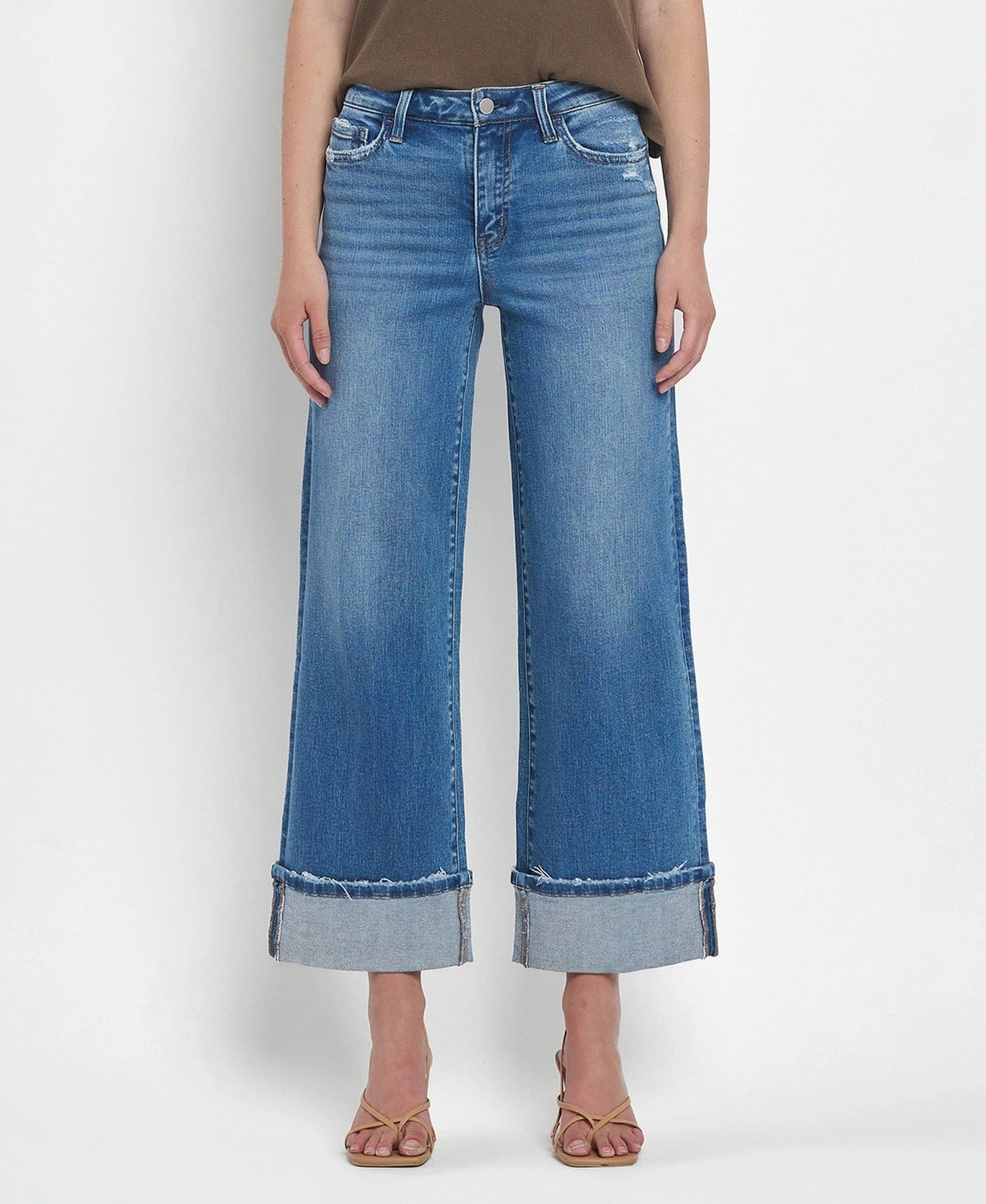Flying Monkey Moorland High-rise Cuff Jeans