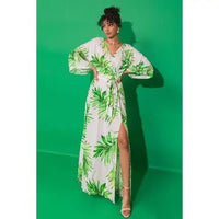 Flying Tomato Plant Wrap Dress