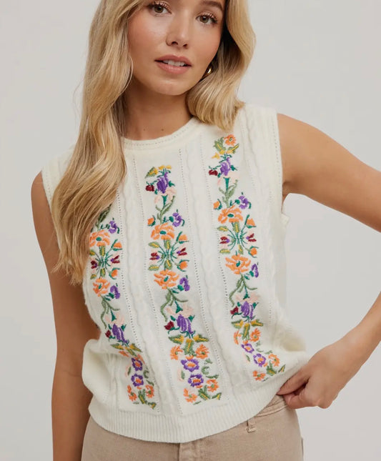 Bluivy Embroidered Vest