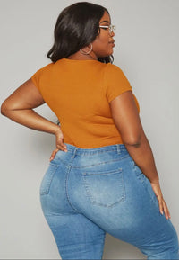 Asoph brown body suit