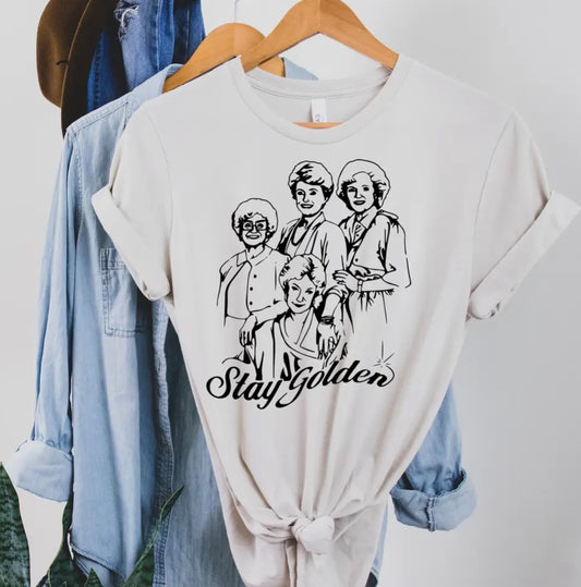 Willow Poppy Cream Stay Golden Shirt