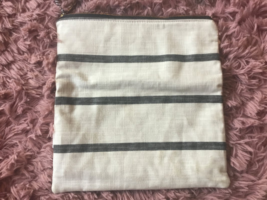 September Sky Striped Clutch