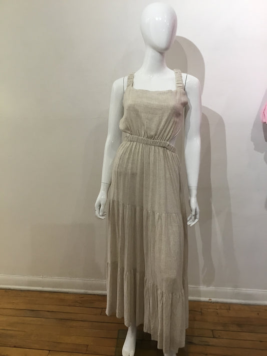 By Together Cream Maxi Dress