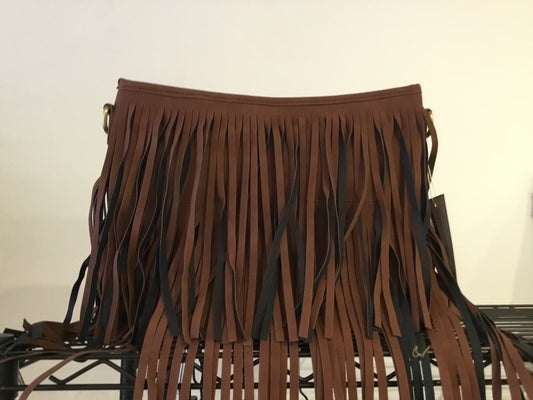 Jen & Co Brown Fringe Purse