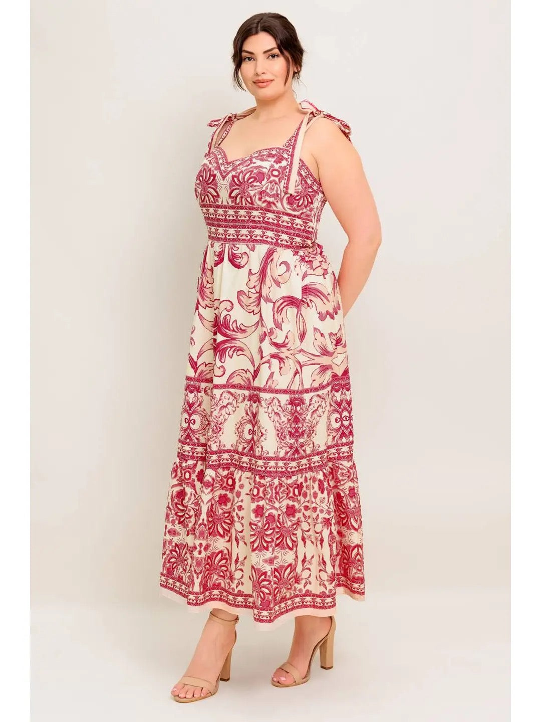 Flying Tomato printed maxi dress