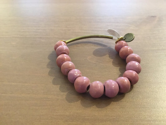 Pink Bead Bracelet