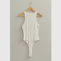 Double Zero White Tank Bodysuit