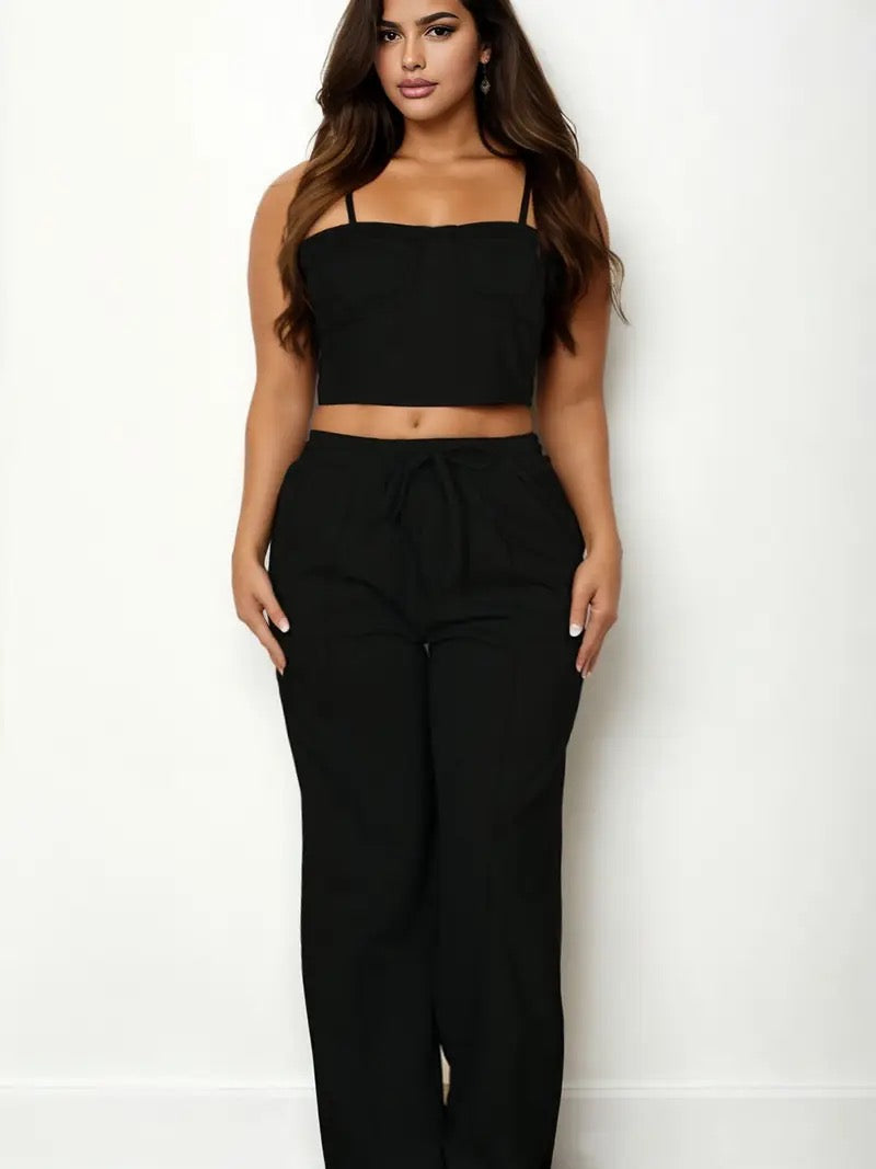 Capella bustier crop cami