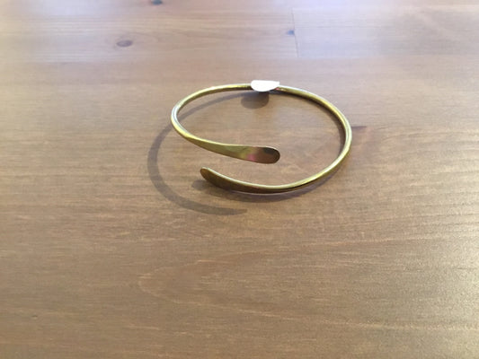 Wrap Around Gold Bangle